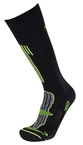 Produktbild: Rywan Discovery Climasocks Tourenski-Strümpfe Skilanglaufsocken, Black/Yellow, 41-43