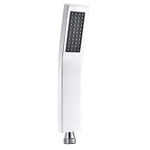 Produktbild: S R SUNRISE Moderne Handbrause Wasserfall Badezimmer Silber Anti-Kalk-Düsen Duschkopf Messing Chrom Srsh011