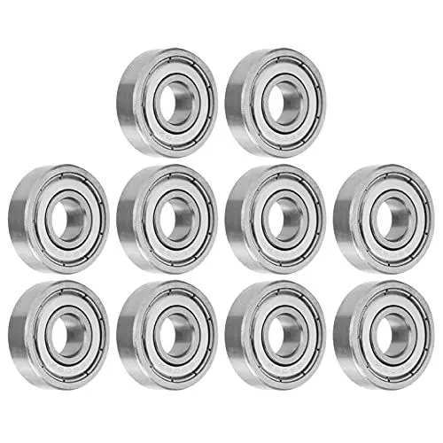 Produktbild: S609Z-Lager, 10-teiliges Mini-Lager, Einreihiges, Geräuscharmes Mechanisches Werkzeugzubehör mit Hoher Geschwindigkeit, Kfz-Achslager- und Nabenbaugruppen