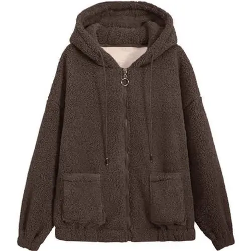 Produktbild: sachen für 3 winterjacke damen lang warm gefüttert jacke damen fahrrad winterjacke sweatjacke ohne kapuze damen teddy mantel damen wintermantel damen lang warm gefüttert daunenmantel damen lang