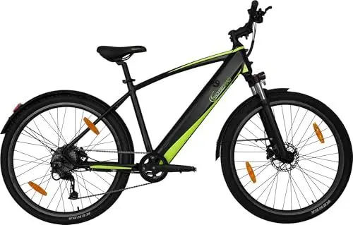 Produktbild: SachsenRAD E-Racing Mountainbike R8 Flex III,14.5Ah Hydraulische Bremsen 9 Gang | 27.5 Zoll MTB Bike bis 150KM Herren Damen Elektrofahrrad-Schwarz