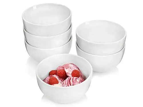Produktbild: Sänger | Dessertschalen Sunfort in Weiß, 6-teiliges Dessertschalen Set aus Porzellan, Dessert 300 ml | PREMIUM COLLECTION