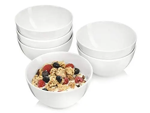 Produktbild: Sänger | Müslischalen Sunfort in Weiß, 6-teiliges Müslischalen Set aus Porzellan, Müsli, Teller Tief 550 ml | PREMIUM COLLECTION