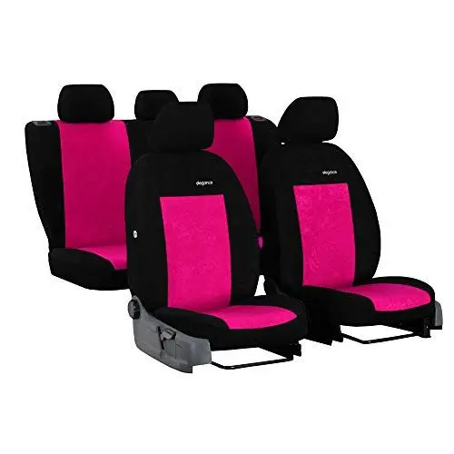Produktbild: Saferide Autositzbezüge Pink Komplettset 5-Sitze Sitzbezug Sitzschoner Auto Schonbezüge