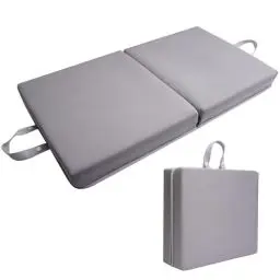 Produktbild: Safesense Kniekissen Garten, Kniematte faltbar weich 6cm Dicke Schaumstoff, wetterfest Kniebrett für Arbeit Werkstatt Sport Yoga Fitness Outdoor Boden Grau