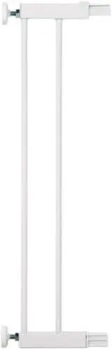 Produktbild: Safety 1st Easy Close Metal 14cm Gittererweiterung, kein Bohren, leicht montierbare Erweiterung zu Türschutzgitter, Erweiterung für Treppenschutzgitter ohne Bohren für Babygitter, Weiß