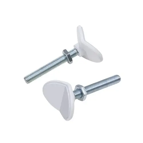 Produktbild: Safety 1st Y-Spindel Gitter Erweiterung für Auto Close oder Easy Close Schutzgitter für Babys, Erweiterung des Treppenschutzgitters, 6 Monate - 2 Jahre, Metal White (2 Stück)