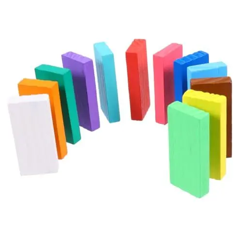 Produktbild: SAFIGLE 1000 Farbe Domino Holzspielzeug Lernspielzeug für Kinder Stapelspielzeug Spielzeug Domino- Domino-Auto-Spielzeug Spielzeug für frühe Bildung hölzern Suite