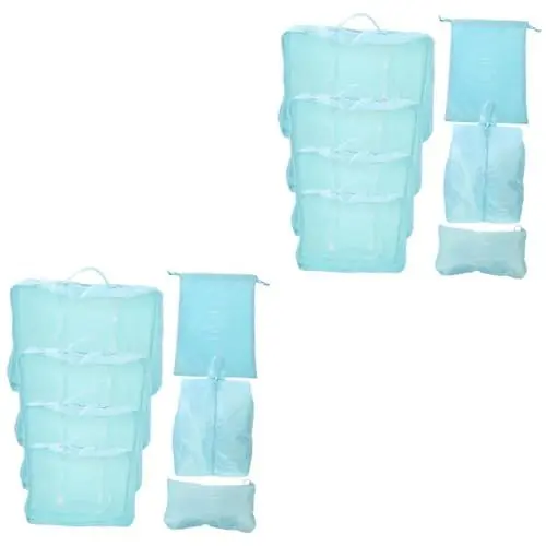 Produktbild: SAFIGLE 14 STK Reise-Aufbewahrungstasche Tasche Für Reiseutensilien Packwürfel Für Koffer Kompression Von Packwürfeln Reisewürfel Reisetaschen-Organizer 290t Doppelseitiger Twill-Stoff