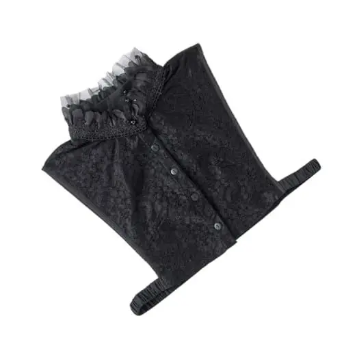 Produktbild: SAFIGLE Abnehmbarer Falscher Kragen Bestickter Chiffonkragen für Damen für Halbhemd Bluse Kleid Pullover