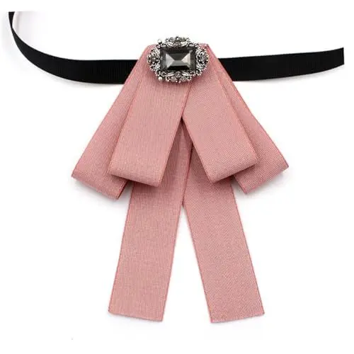 Produktbild: SAFIGLE 1Stk handgemachte Fliege hochzeitslaken wedlock genschenkideen die familienfeier hochzeitstruhe Kleid Kleidung Fliege Hemd Fliege Handbuch Blumen erhalten Zubehör Krawatte Rosa