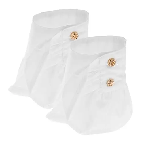 Produktbild: SAFIGLE 1paar Elegante Abnehmbare Spitzen-handgelenkmanschetten Für Damen Dekorative Armmanschetten Für Hochzeiten Partys Und Besondere Anlässe Vielseitige Puffärmel Für Stilvolle Outfits