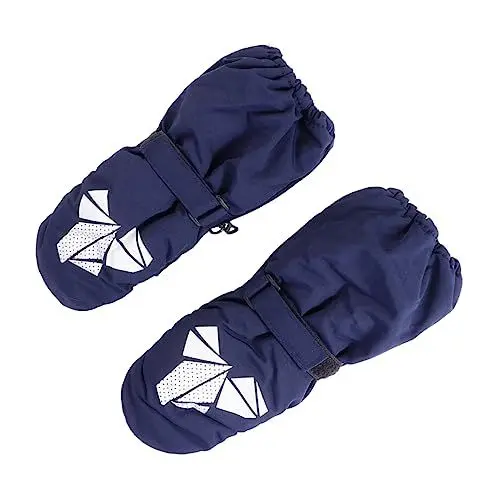 Produktbild: SAFIGLE Verstellbarer Gürtel Schneefäustlinge Skihandschuhe Für Jungen Und Mädchen Nicht Aus Leder Ideal Für Outdoor-aktivitäten