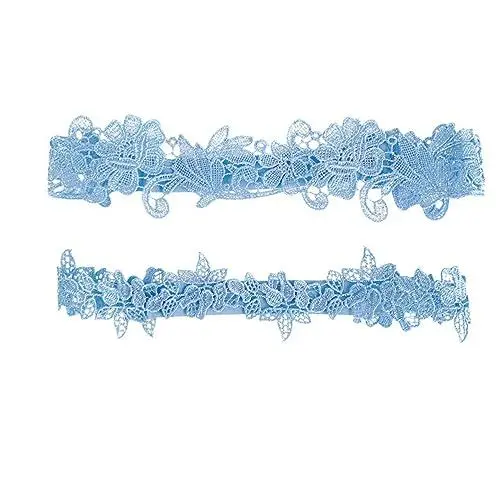 Produktbild: SAFIGLE Elegante Strumpfbänder Aus Spitze Für Die Hochzeit 2er-Pack Strumpfbänder Aus Blumenspitze Für Damen Weich Und Bequem Für Frauen Ideales Accessoire Für Brautpartys