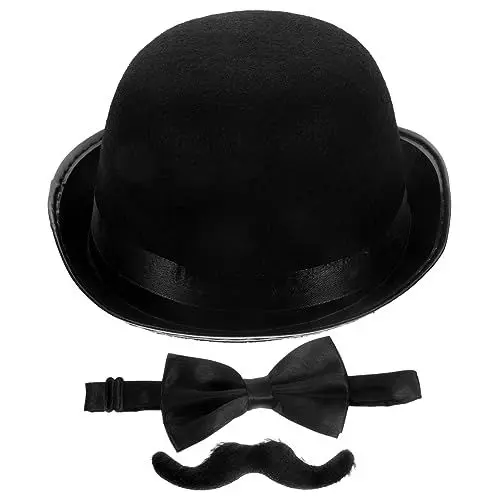 Produktbild: SAFIGLE Zauberer-detektiv-kostüme – Detektiv-zubehör-set Hut Fliege Für Cosplay-events