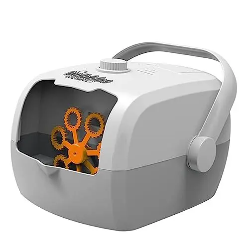 Produktbild: SAFIGLE 1stk Spielzeug Seifenblasenmaschine Automatischer Seifenblasenmacher Komplett Automatisch Weiß Kind Schäummaschine