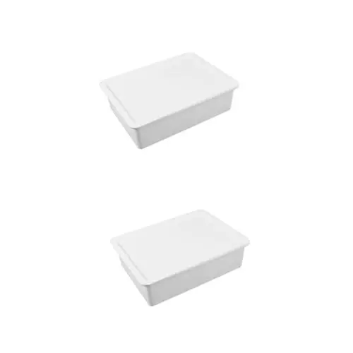 Produktbild: SAFIGLE 2Er-Box Aufbewahrungskiste Kartenbox Organizer-Box kunststoffbox kartenhalter spielkarten aufbewahrung sammelbox Spielkartenetuis Kartenhülle Sammelkarten-Organizer Plastik