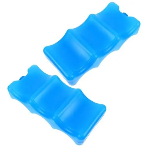 Produktbild: SAFIGLE 2 STK Eisbox-milchaufbewahrungsbeutel Eisbeutel Für Babyflaschen Flascheneisbeutel Für Babymilch Wiederverwendbare Kühlakkus Für Muttermilch Lunchboxen Flaschentasche PVC Kühllager