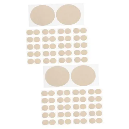 Produktbild: SAFIGLE 2 Sätze Sport-BH Für Männer Trägerlos Stuffer Mann Push-up-BH Balsam Stillen Gesäßpolster Pasteten Scheuern Pads Blütenblatt Aufkleber Büste Rückenfrei Schilde Nylon 150 Paare * 2
