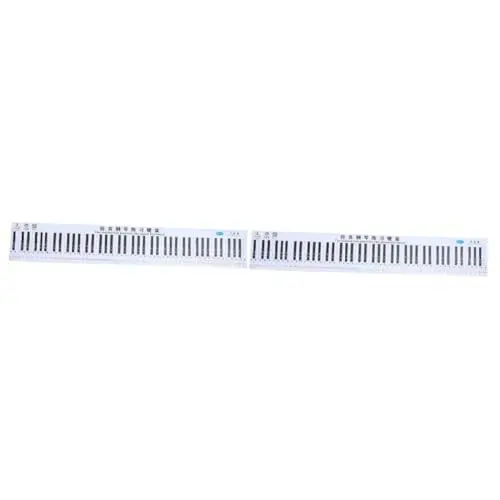 Produktbild: SAFIGLE 2 Stück 88 Klaviertastatur-Wandtafel Digitalpianos Übungstabelle für Klaviergriffe aufkleber Tastaturen Standard-Klaviertastaturpapier Klaviertastatur-Papierdiagramm