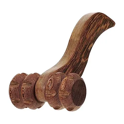 Produktbild: SAFIGLE 2 Stück Holzrücken-streckwerkzeug Handmassagegerät Aus Holz Yoga Relax Massagestab Muskel-stretch-massagegerät Aus Holz Muskelmassagegeräte Holzrollen Wenge