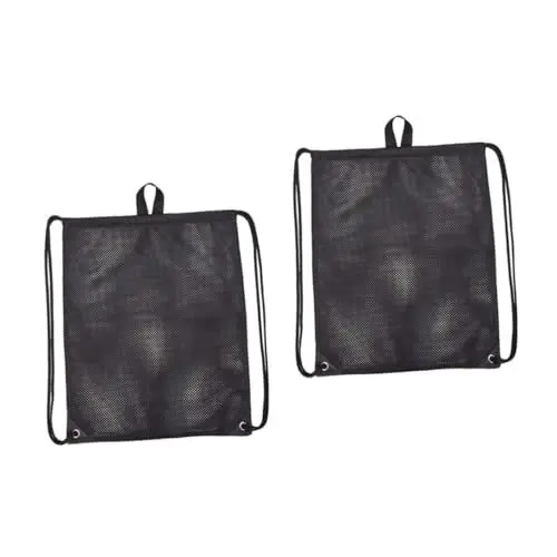 Produktbild: SAFIGLE 2 Stück Kordelzugtaschen Organizer Taschen Für Reiserucksack Für Reisen Sportrucksack Kordelzug Rucksack Taschen Tragbare Kordelzugtasche Kinder Transparenter Rucksack