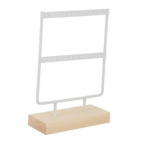Produktbild: SAFIGLE 2 Stück Schmuckständer Ohrring Organizer Für Damen Ohrringe Schmuckschrank Kleidung Organizer Ohrstecker Organizer Tischplatte Ohrringe Jxewelry Rack Aus