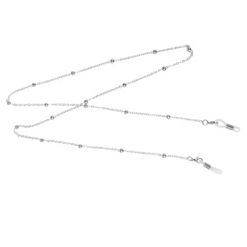 Produktbild: SAFIGLE Brillenketten-set 2-teiliger Brillenhalter Aus Silberlegierung Brillen-sicherheitsband Brillenkordel Für Sport Brillen Und Sonnenbrillen