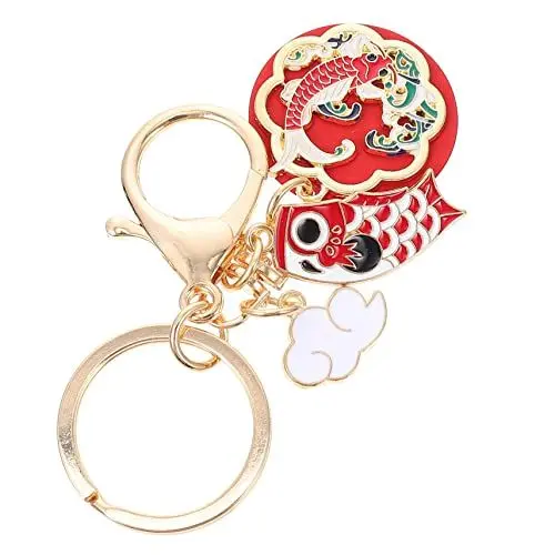 Produktbild: SAFIGLE Charm Schlüsselanhänger Karpfen Tasche Auto Schlüssel Tasche Dekoration Schlüsselanhänger Armband