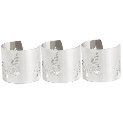 Produktbild: SAFIGLE 3St Breitmaul-Schmetterlings-Armband Handgelenkschmuck trendige Armbänder für Frauen damenarmband bangles for women uhrenarmbänder zarte Armbänder Damenarmbänder im Trend Eisen