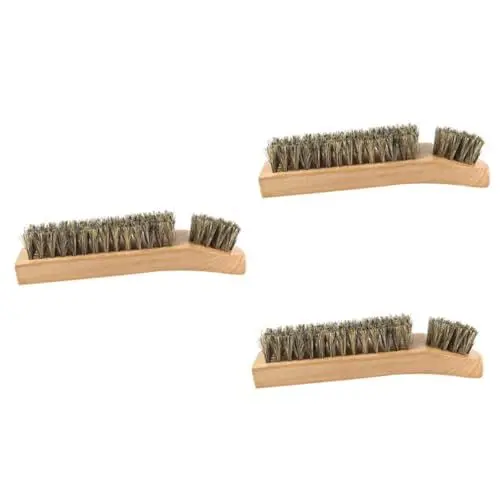 Produktbild: SAFIGLE 3St Bürste lederpflege Lackleder Pflege schuhpflegeset Shoe Polish Leather Care Schuhputzmittel Schuhputzset schuhputzzeug Stiefel Applikatoren Lederschuhe Haushaltswaren Hölzern