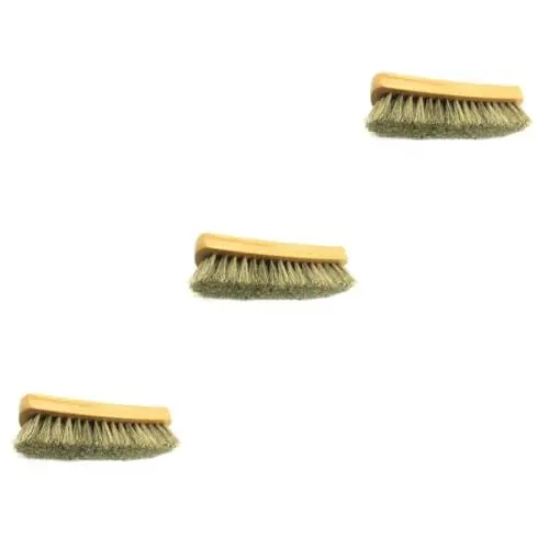 Produktbild: SAFIGLE 3St Lederpflege Lackleder Pflege Leather Care schuhpflegeset schuhwax Schuhbürste aus Rosshaar Schuhputzen haarbürste Borste Schuhe gefrostet Buche Schuhcreme Polieren Hölzern
