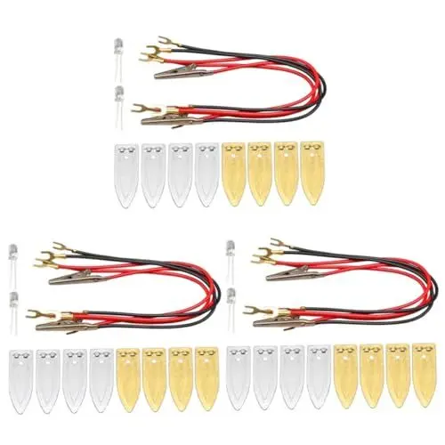 Produktbild: SAFIGLE 3 Sätze Experimentieren Strom Lampen：Wissenschaftliches Experimentierset FüR Fruchtbatterien，Bioenergie Wissenschaft Spielzeug Kit - Diy Fruchtbatterie Experimente FüR Kartoffeluhr Zitronenbat