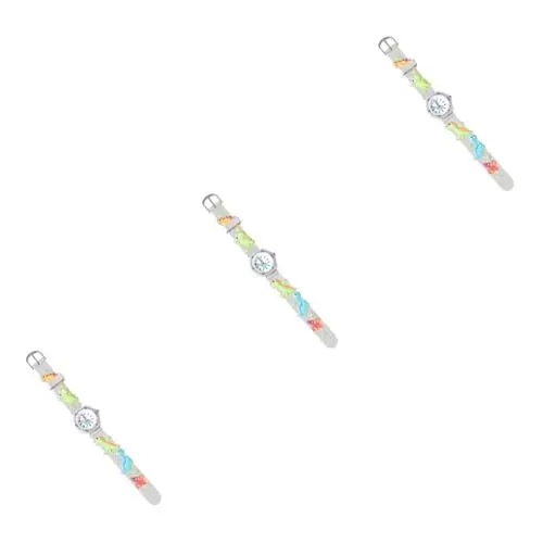 Produktbild: SAFIGLE 3 Stk Quarzuhr für Kinder kinderuhren armbanduhr kinder for kinder uhr sportuhren kinder plasure Zeit Lehrer Uhr Cartoon-Uhren für Kinder wasserdicht Anschauen Japan 3d
