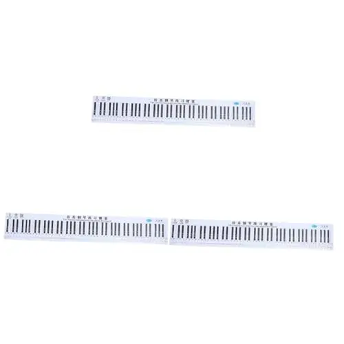Produktbild: SAFIGLE 3 Stück 88 Klaviertastatur-Wandtafel Digitalpianos klaviertastatur papier Tastaturen aufkleber 88 Schlüsselsimulationspapier Klaviertastatur-Papierdiagramm Anzahl PVC
