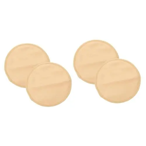 Produktbild: SAFIGLE 4 Stück Breast Care weiblichkeit femmansoe freit Ricinus Oil Beckenmodell weiblich Rizinusöl-Pad ätherische öle Rizinusöl-Kompressen komfortable Rizinusöl-Unterstützung Stoff Khaki