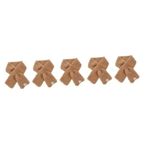 Produktbild: SAFIGLE 5St Schal weihnachten weihnachsgeschenk weihnsgeschenke weihachtsgeschenk Winteraccessoire weihnachtsgeschenke für kollegen Winterreisen warme Handschuhe Plüsch Khaki