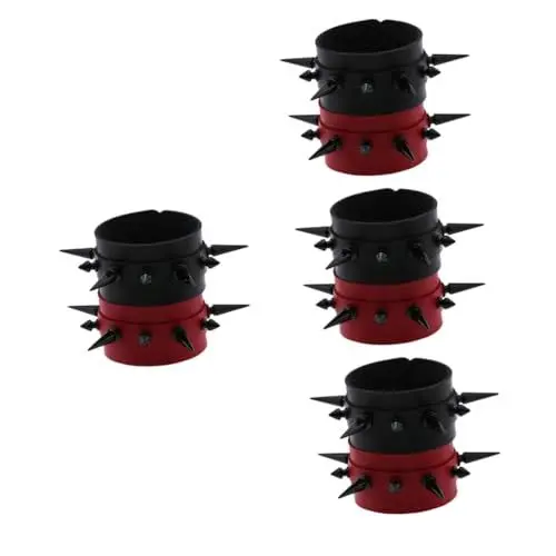 Produktbild: SAFIGLE 8 Stk Herrenarmband Herrenarmbänder Stachelarmbänder für Männer besetzt bescherung weihnachten geldgeschenke weihnachten saumband Handgelenk-Dekor verstellbares Punk-Armband Metall