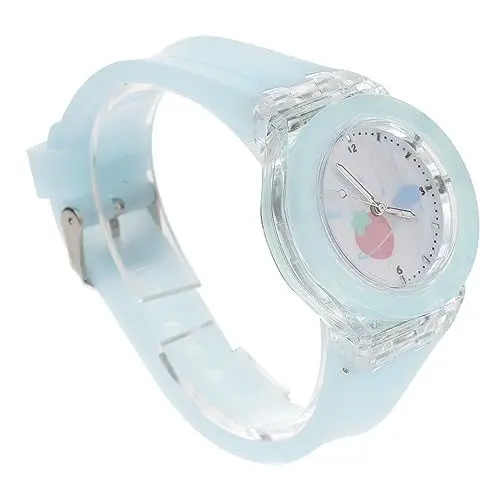 Produktbild: SAFIGLE Anschauen Cartoon-Uhr Modeuhr für Kinder Cartoon-Silikonuhr kinderuhren Armbanduhr Kinder bunt leuchtende Armbanduhr Uhr mit Silikonarmband Trend Gurt Studentin Kleinkind Kieselgel