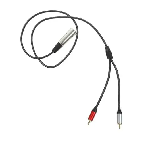 Produktbild: SAFIGLE Audio-buchsen-splitter Lautsprecher-audiokabel Mikrofonkabel Soundkabel Für Autoverstärker Kopfhörer-konverter Lautsprecherkabel Autoradio Verzinnter Kupferdraht Audio Kabel Stereo