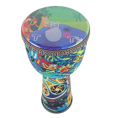 Produktbild: SAFIGLE Handtrommel Für Kinder Kelchtrommel Schlaginstrument Für Kinder Bodentrommel Für Kinder Darbuka-trommel Hohe Trommel Bongotrommel Damru Damroo Trommel Spielzeug Pvc Musik Afrika