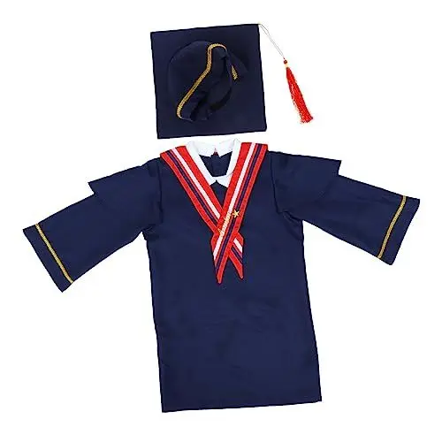 Produktbild: SAFIGLE Kinder-abschlussgeschenk Foto-requisitenkleid Bachelor-robe für Abschlussfeier Bühnenauftritt Kindergarten-abschlusskleid