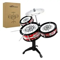 Produktbild: SAFIGLE Kleines Kunststoff-Trommel-Set Spielzeug für Kinder Playtron Kleines Baby-Trommel-Set Kind Mini-Musik-Trommel-Spielzeug Mini-Band-Rock-Set Musikinstrumente