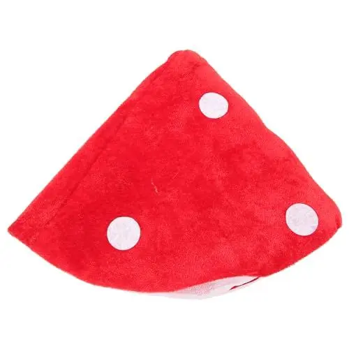 Produktbild: NUOBESTY Pilz Hut Roter Pilzhut Baskenmütze Lustiger Neuheitshut Kawaii- Pflanzen- Cosplay- Kappe für Festival- Party- Kostümdekor Pilz Kostüm