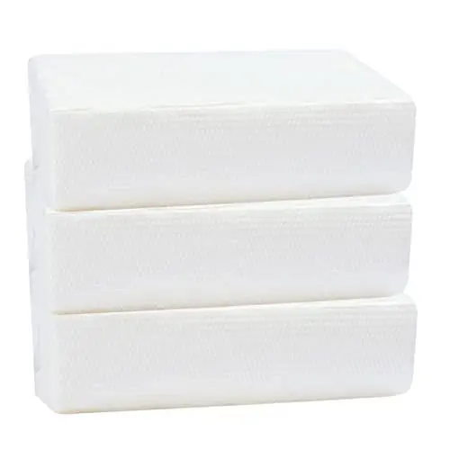 Produktbild: SAFIGLE Papiertücher Weiß Kommerzielle Papierhandtücher Seidenpapierhandtücher Für Küche Und Badezimmer Aus Hochwertigem Naturzellstoff Extrem Robust Für Wasseraufnahme Und
