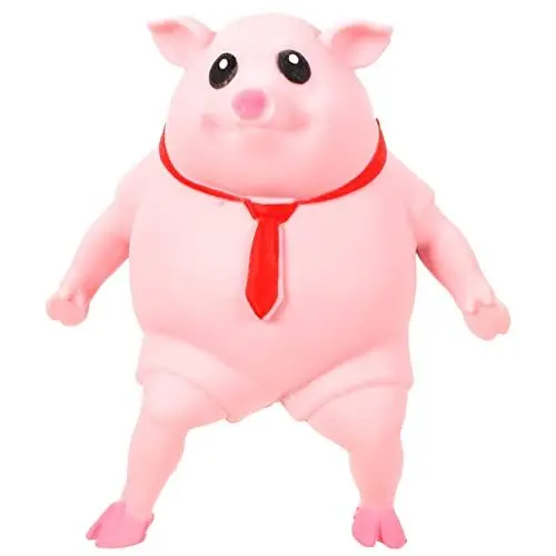 Produktbild: SAFIGLE Schweine-Quetschspielzeug, 21 cm Großes Schweinespielzeug, Schwimmbadspielzeug, Süßes Rosa Tier-Quetschspielzeug, Neuartiges Süßes Quetschspielzeug, Schweine-Stressball, Schweine-Sensorbälle