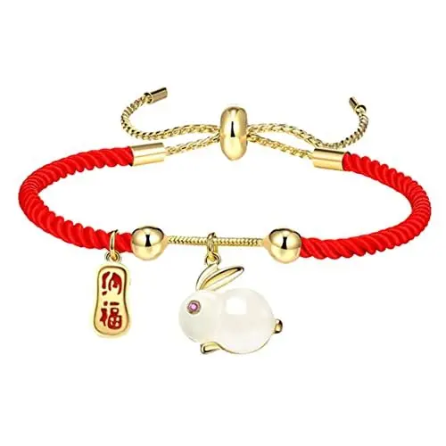 Produktbild: SAFIGLE Sternzeichen-armband Verstellbar Rote Schnur Handgelenkkette Jahresgeschenk Charm Für Die Familie