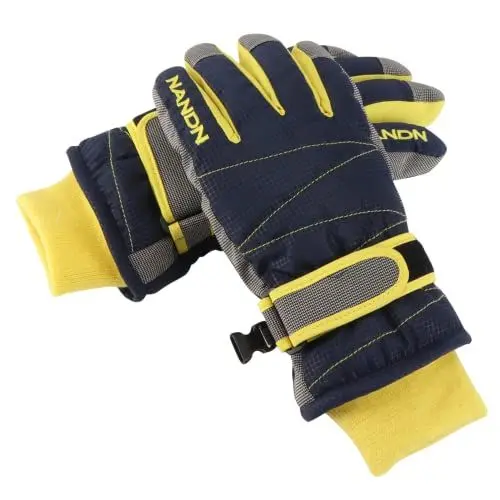 Produktbild: SAFIGLE Super warme Winterhandschuhe fahrradhandschuhe Skihandschuhe Angelhandschuhe winddichtes campen Arbeitshandschuhe wasserdichte Handschuhe mit Langer Stulpe Handschuhe zum Skifahren