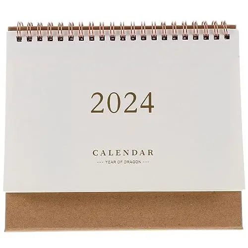 Produktbild: SAFIGLE Tischkalender 2023–2024 Flip-Kalender Tischkalender Mit Leerem Block Tischkalender 2024 Planer Büro-Schreibtisch-Ornament Stand-Up-Flip-Kalender -Kalender