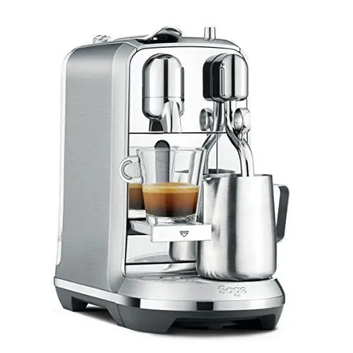 Produktbild: Sage Nespresso SNE800BSS the Creatista Plus Kaffeekapselmaschine, Gebürstetes Edelstahl